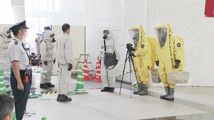 警視庁と民間企業がテロを想定した合同訓練　東京・中央区の商業施設で実施