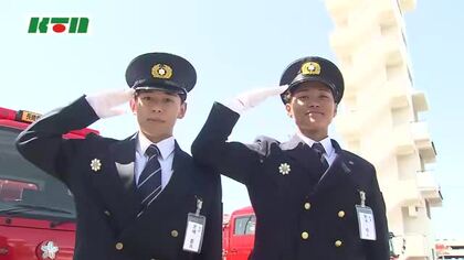  「多くの人を助けたい」消防学校で入校式…18歳から28歳の初任科生60人が消防士を目指す　消火や救助の訓練も