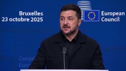 「プーチン政権に戦争の代償を」ゼレンスキー大統領がEU理事会で長距離兵器の供与を改めて要請