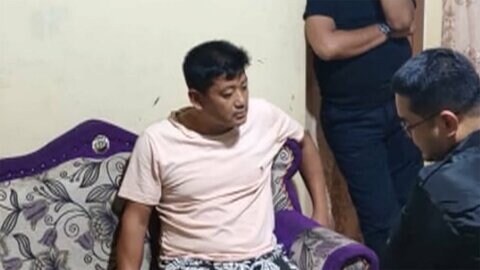 【独自】谷口容疑者 逮捕直前の写真　潜伏先で捜査員に事情聴かれる