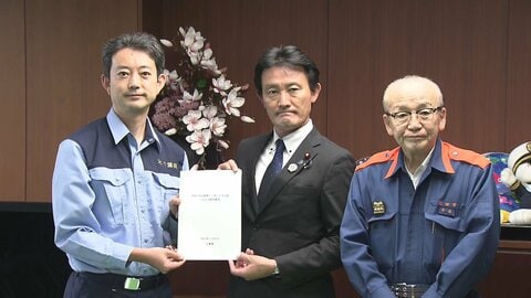 台風25号による被害受け千葉県知事が国交大臣に緊急要望　印旛沼の堤防”決壊”したメカニズムの究明など求める