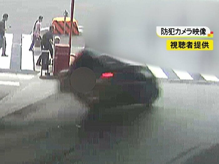 防犯カメラの映像 画像:視聴者提供