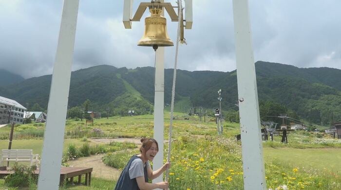 空き時間に「エイブル白馬五竜スキー場」で観光を楽しむ