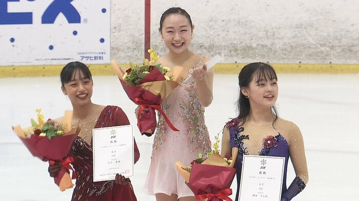 シニア女子表彰台(中部選手権)