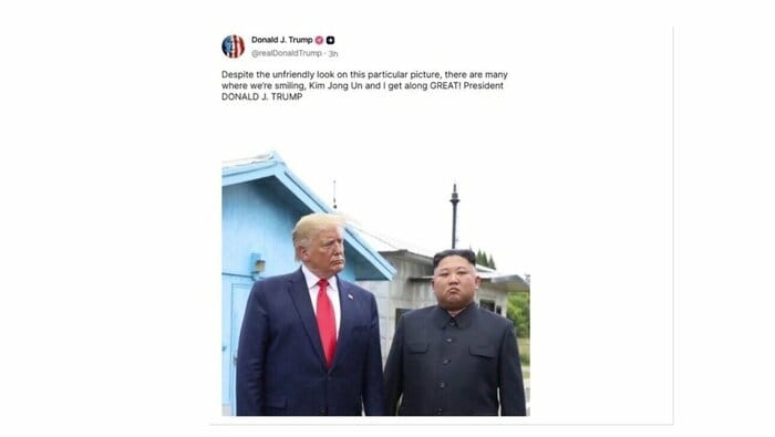 トランプ大統領のSNSより