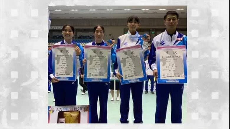 【国スポ】フェンシング少年女子フルーレ　鹿児島３位｜FNNプライムオンライン