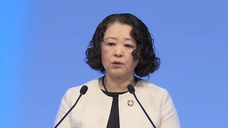 連合・芳野会長　今国会で選択的夫婦別姓制度の実現を　自民党大会で訴え｜FNNプライムオンライン