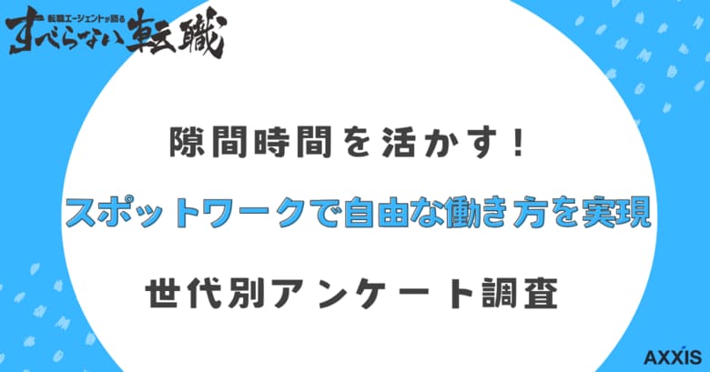 7割の人がスポットワークを行う理由に「自由な時間で働けるから」と回答/日本国内のスポットワークに関する意識調査