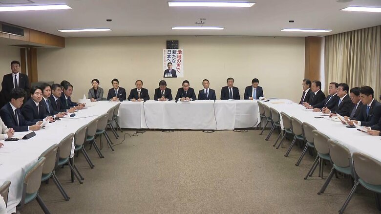 【速報】自民の刷新本部「派閥の解消」明記も「政策集団」として存続容認　中間とりまとめ案が判明｜FNNプライムオンライン