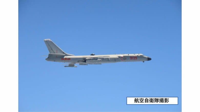 中国爆撃機2機が2日連続で沖縄通過　空自戦闘機が緊急発進｜FNNプライムオンライン
