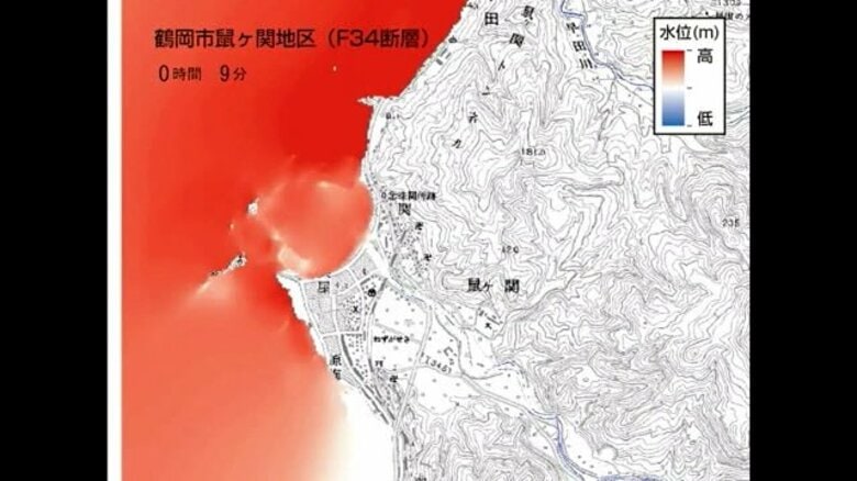 最大16ｍ超の巨大津波予想も…日本海側の津波は“到達速度が早い”　「迅速かつ長時間の避難への備えを」【山形発】｜FNNプライムオンライン