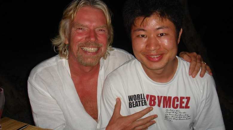 リチャード・ブランソン会長と稲波さん