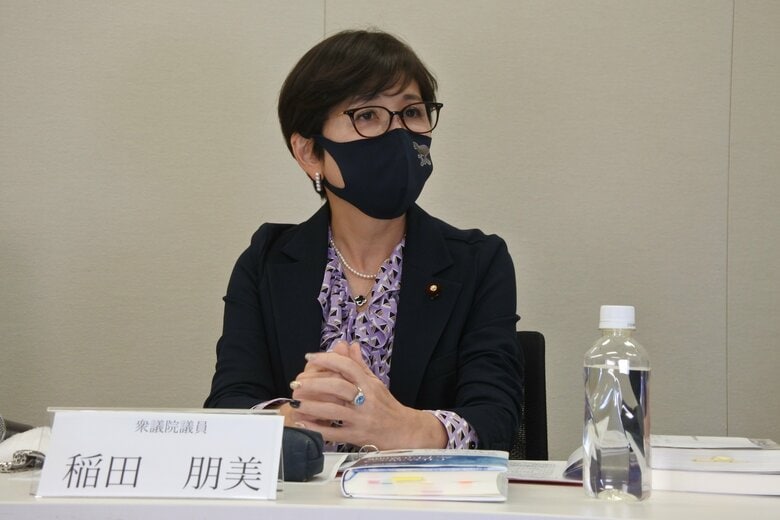 自民・稲田氏「首相に女性を増やすという意志があればできるはず」