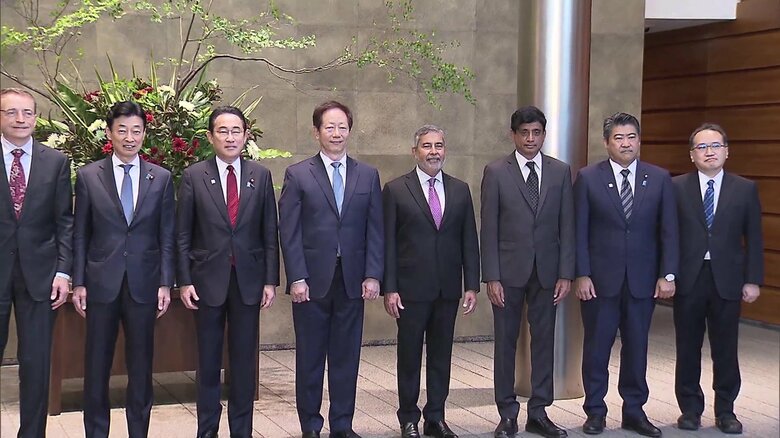 岸田首相と半導体企業トップの会談（2023年5月）