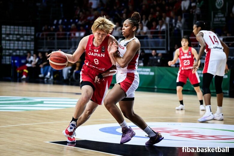 最終・スペイン戦での髙田真希（11日、ハンガリー・ショプロン）