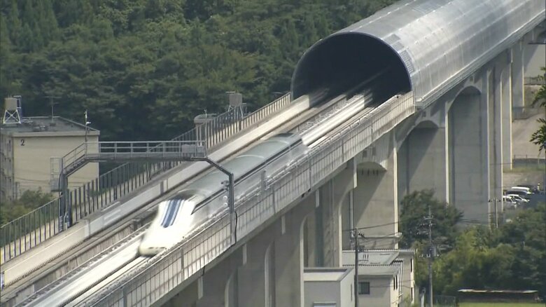 山梨県のリニア実験線