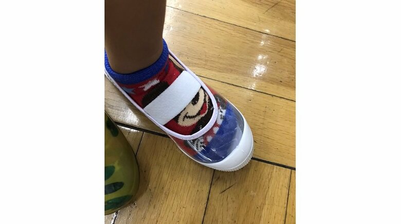 透明になっているので目視でサイズ確認ができる