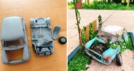 4歳息子が壊した夫のプラモデル 「捨てちゃうなら…」と妻がリメイクした出来栄えがすごい!