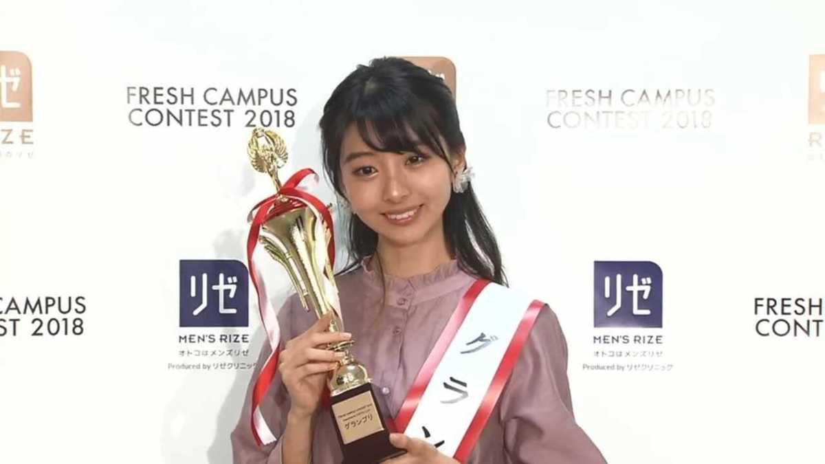 日本一カワイイ新入生が決定 同志社大学の永松野々花 19 さん