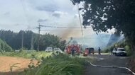 熊本地震震度7の宇城市で竹やぶ火災　断水や強風で消火難航も約12時間40分後にほぼ鎮圧　ケガ人情報なし