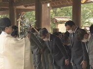 12年ぶりリーグ優勝を祈願…グランパスの選手らが熱田神宮を参拝 長谷川監督「今季は熱い試合をしたい」