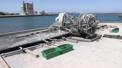 紫電改　712発の砲弾を回収　陸上自衛隊が今後、爆破処理