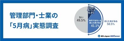 MS-Japanが「5月病実態調査」を公開。仕事にプレッシャーで「経験率が1.7倍」と明らかに