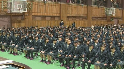 「選択肢が広がった」　授業料の“無償化”で私学に追い風　松商学園は入学生135人増の618人　3クラス増で16クラスに　公立の受験倍率は0.88倍　県教委「公立校の特色化を進める必要がある」