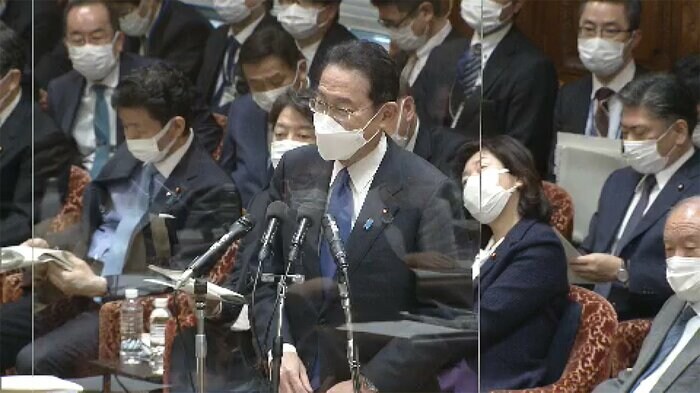 G7広島開催について答弁する岸田首相(1月26日・衆院予算委)