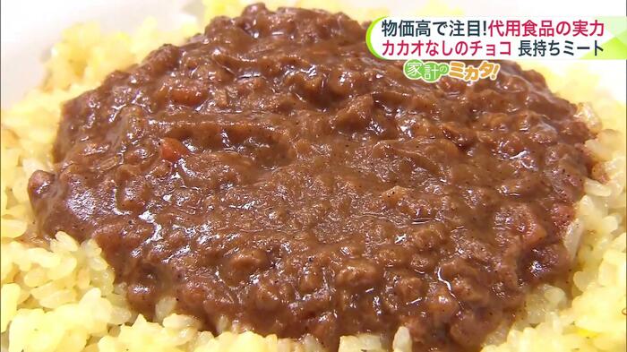 大豆ミートで作ったキーマカレー