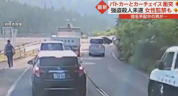 白い軽自動車が猛スピードで現れた(8月21日午後4時半過ぎ 青森市)