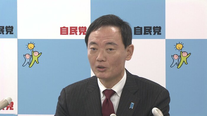 自民党の衆院富山1区公認が決まった中田氏(20日)