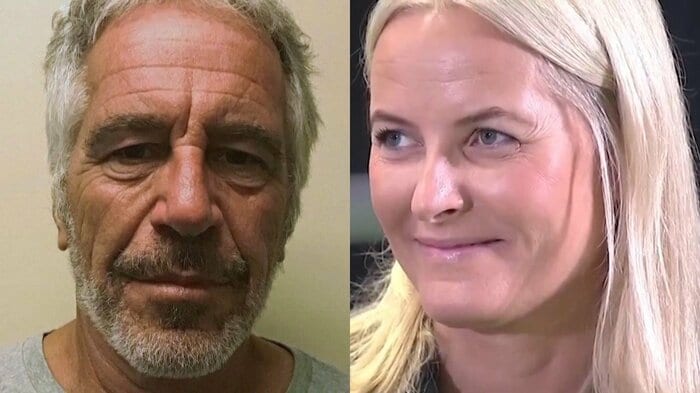 ジェフリー・エプスタイン氏とメッテ・マリット皇太子妃