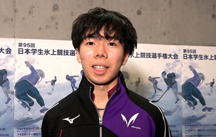 インカレで優勝した佐藤駿