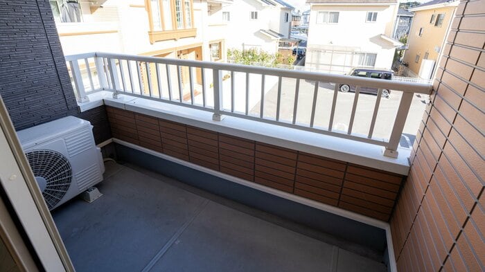 ベランダでは外からの印象も想像して(画像はイメージ)