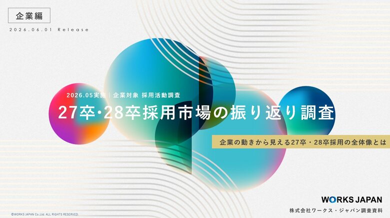 28卒対応はすでに開始。見直し理由は「質の向上」と「母集団強化」が上位に｜ワークス・ジャパン【27卒・28卒】振り返り調査＜企業編＞