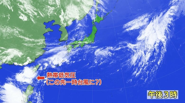 “台風のたまご”今後の動きは？　一時的に強まって台風“昇格”の可能性も　台湾のすぐ南にある熱帯低気圧は6月6日に北上　7日には梅雨前線に取り込まれる見通し　警報級の大雨となるおそれ｜FNNプライムオンライン