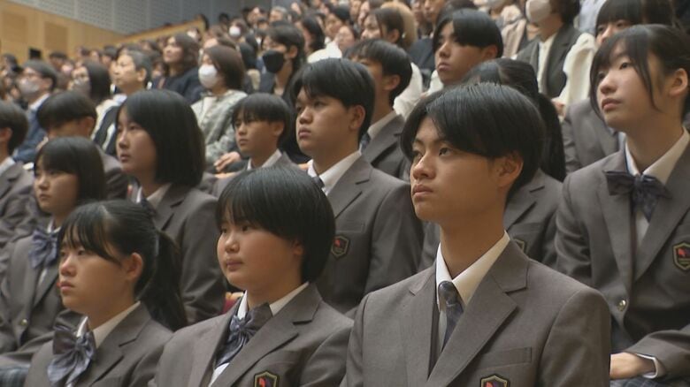 生徒数倍増で17クラスに 「中村女子」から「中村学園高校」へ共学スタート 私立の‟高校無償化”影響か【福岡発】｜FNNプライムオンライン