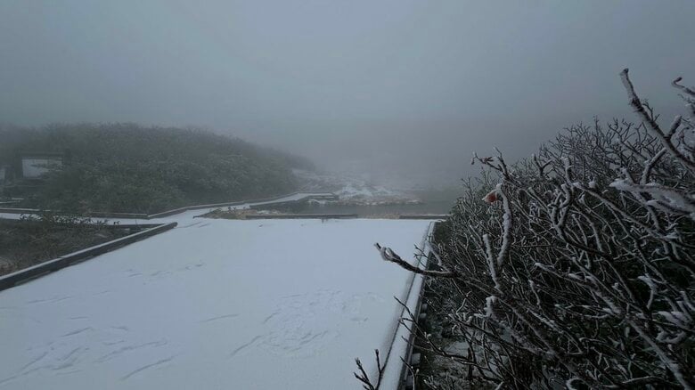全国で一番乗り！旭岳で”初冠雪”黒岳では初雪を観測！大雪山系で冬の便り続々〈北海道〉｜FNNプライムオンライン