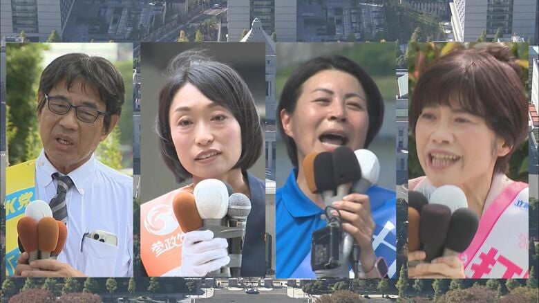 【参院選・新潟】1議席めぐる4人の戦い最終盤！大物議員の応援・野党勢力結集・草の根活動…支持拡大へ各陣営奔走｜FNNプライムオンライン