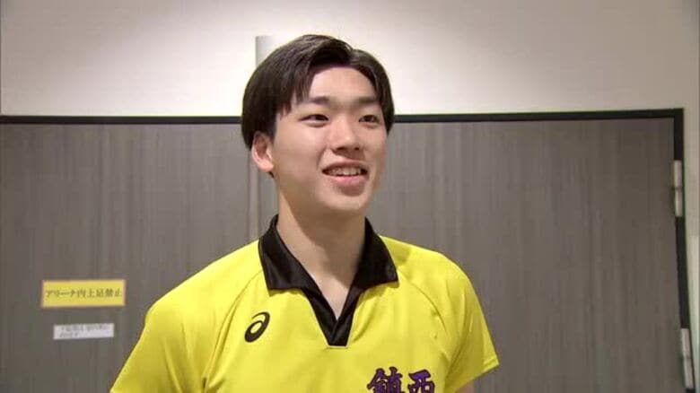 鎮西高校の一ノ瀬漣選手がバレーボール男子日本代表入り 現役高校生で唯一【熊本】｜FNNプライムオンライン