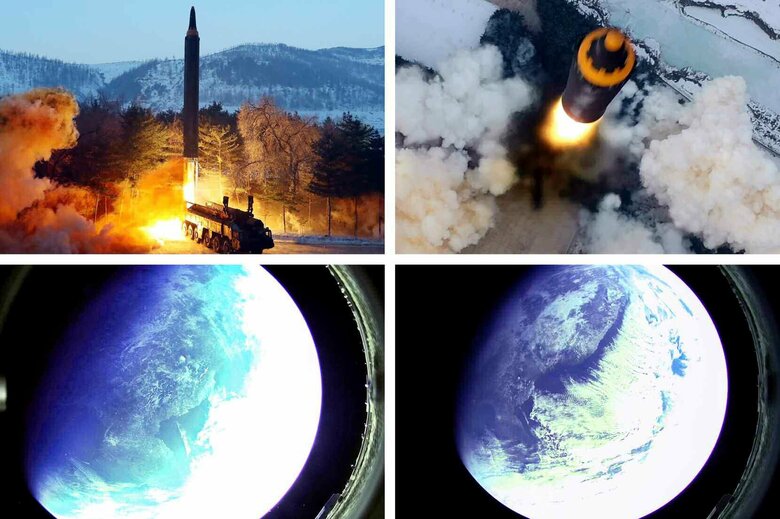 北朝鮮メディア 中長距離弾道ミサイル「火星12」型の写真公開 “通常より高い軌道で発射実験”｜FNNプライムオンライン