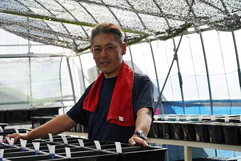 日本メダカ共同組合理事長 改良メダカと園芸の専門店「花小屋」 店主 戸松具視さん