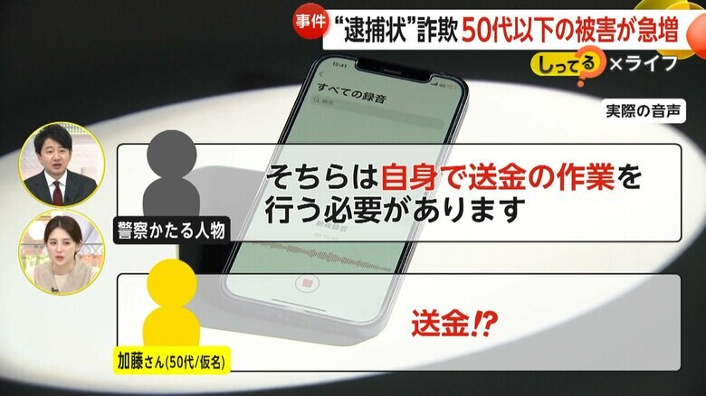 「送金」という言葉で、詐欺だと気づいた加藤さん