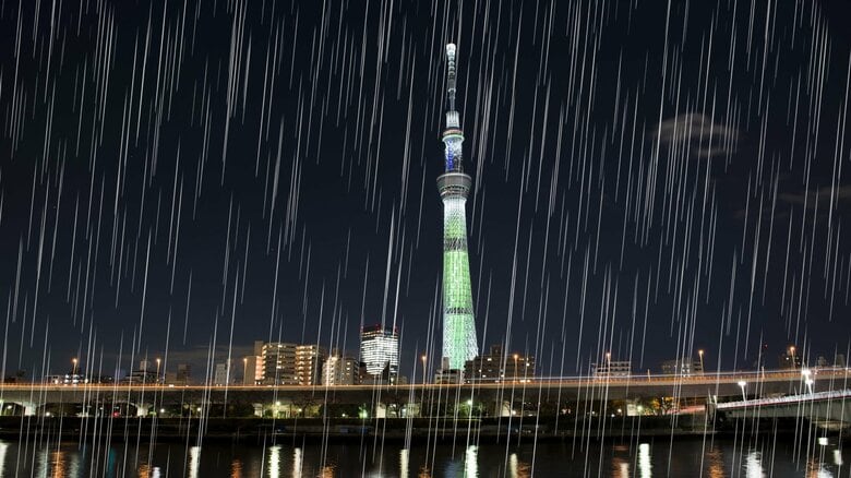 東日本で雨量が多くなる秋雨前線