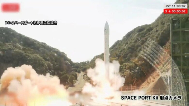 打ち上げの様子