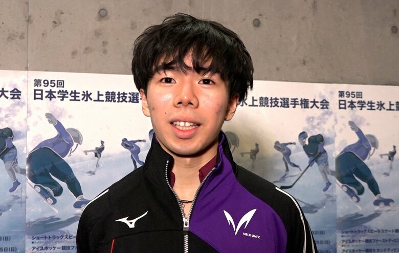 インカレで優勝した佐藤駿