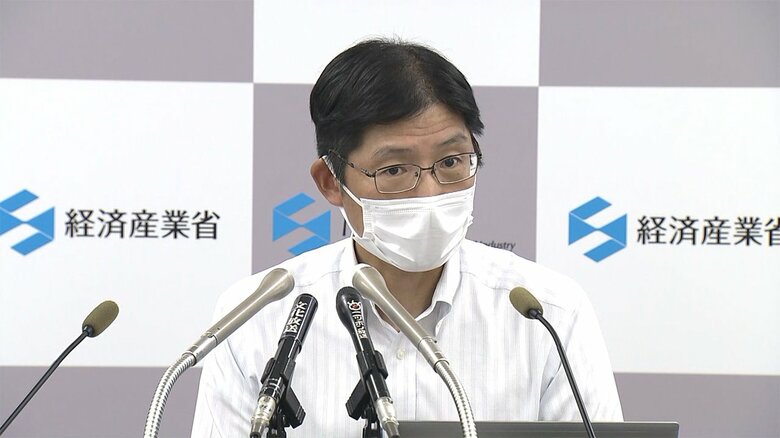 経産省は、初めての「電力需給ひっ迫注意報」について記者会見を行った（27日）