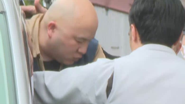 甲斐貴博容疑者（4月7日 飯田警察署）