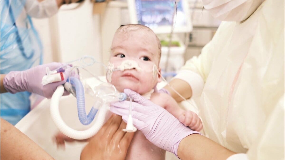 ペンギンハウス　少女 手の大きさぐらいだった」667gで生まれた息子が生まれて初めて外の世界へ 長期入院の子供や家族を支えたのは｜FNNプライムオンライン